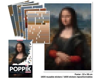 Poppik Samolepkový plagát Mona Lisa