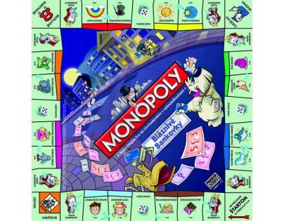 Hasbro 00271 - MONOPOLY bláznivé bankovky cz