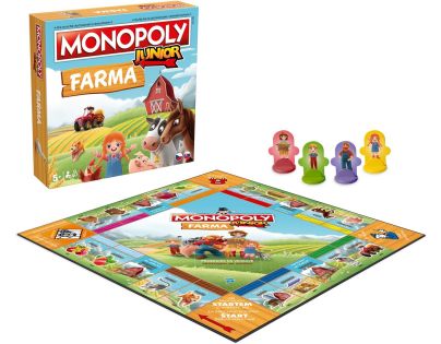 Monopoly Junior Farma Spoločenská hra