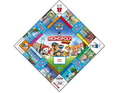 Monopoly Junior Tlapkova Patrola Spoločenská hra