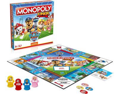 Monopoly Junior Tlapkova Patrola Spoločenská hra