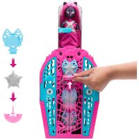 Monster High Skulltimate Secrets Hauntlywood Mysteries bábika - catty 2