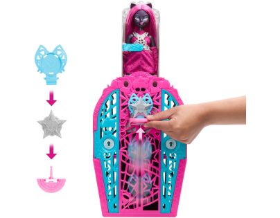 Monster High Skulltimate Secrets Hauntlywood Mysteries bábika - catty