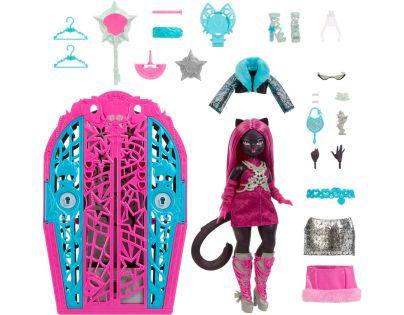 Monster High Skulltimate Secrets Hauntlywood Mysteries bábika - catty