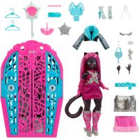 Monster High Skulltimate Secrets Hauntlywood Mysteries bábika - catty 3