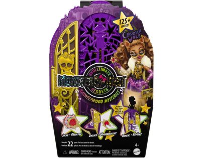 Monster High Skulltimate Secrets Hauntlywood Mysteries bábika - Clawdeen