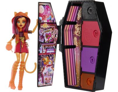 Monster High Skulltimate secrets bábika neón Toralei