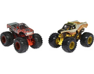 Monster Jam Sběratelská auta dvojbalení 1:64 Northern Nightmare a Earth Shaker
