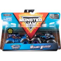 Monster Jam Zberateľská auta dvojbalenie 1:64 Son-uva Tigger a Mohawk Warrior 4