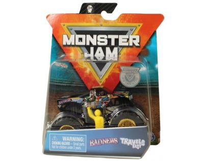 Monster Jam Zberateľská Die-Cast autá 1:64 Badnews Travels Fast