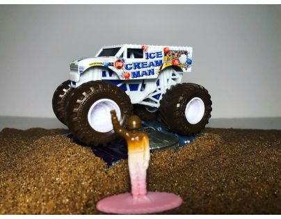 Monster Jam Zberateľská Die-Cast autá 1:64 Ice Cream Man