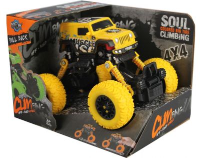 Monster pull back auto 1:43 (9732) žltý