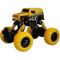 Monster pull back auto 1:43 (9732) žltý 2