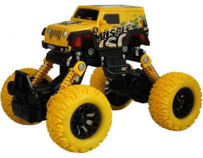 Monster pull back auto 1:43 (9732) žltý