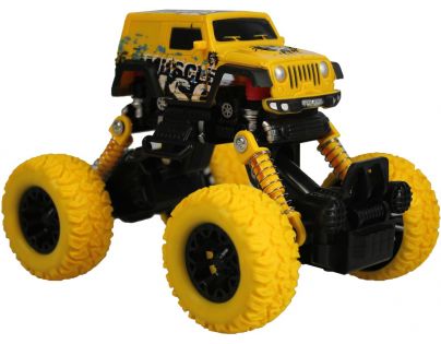 Monster pull back auto 1:43 (9732) žltý