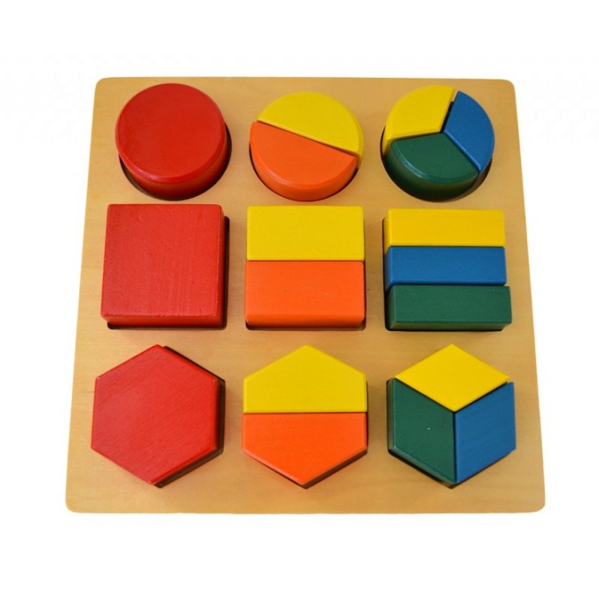 Montessori Geometrická tácka