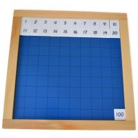 Montessori Stovková tabuľa 2