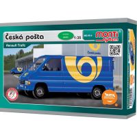 Vista Stavebnica Monti 05.4 Slovenská pošta Renault Trafic 1:35 2