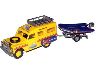 Monti System 63 Land Rover vlek s člnom