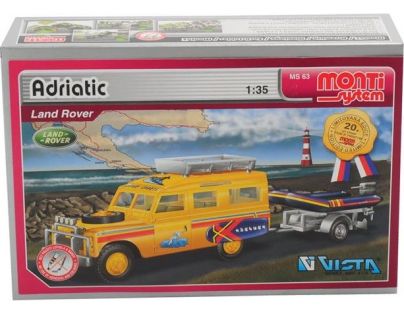 Monti System 63 Land Rover vlek s člnom