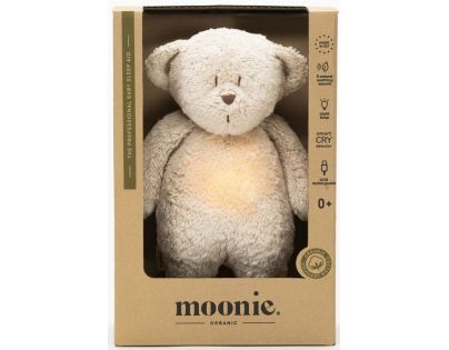 Moonie Zaspávačik Medveď 2.0 Organic Sand