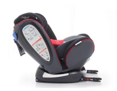 More Werdu 0123 Isofix obojstranný 0-36 kg Bl. Red Grey