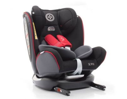 More Werdu 0123 Isofix obojstranný 0-36 kg Bl. Red Grey