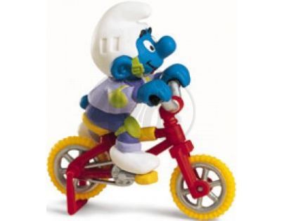 Schleich 40252 - Šmoula na kole