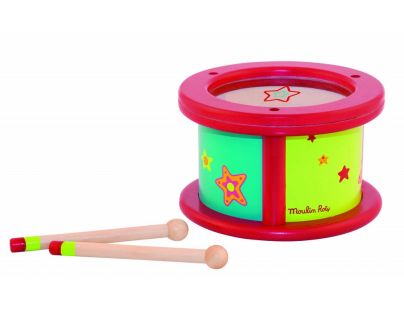 Moulin Roty Detský bubienok s paličkami