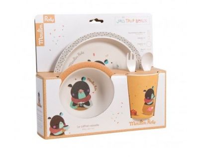 Moulin Roty Jedálenská súprava Medvedík