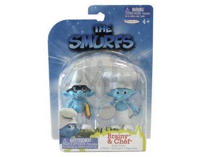 Šmoulové 2 figurky - Šmoulinka a Směloun