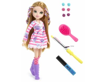Moxie Girlz Magické vlasy s barevnými sponkami - Bryten