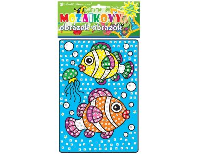 Anděl Mozaika Zvieratká 23 x 16 cm Rybičky