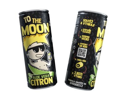 Mr. Moon ovocný nealkoholický nápoj s Aloe Vera a Citrón - 0,25 ml