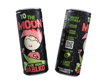 Mr. Moon ovocný nealkoholický nápoj s Aloe Vera a Jablko - 0,25 ml
