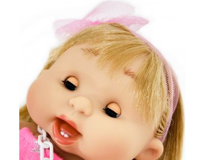 Nines Pepotes Žmurkajúci Plaváčik 26 cm s vláskami 31804