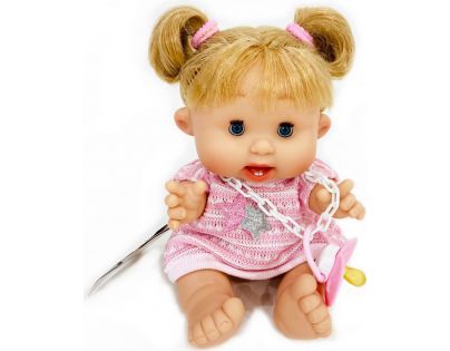 Nines Pepotes Žmurkajúci Plaváčik 26 cm s vláskami 32804