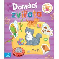 Drobček sa hrá a nalepuje. Domáce zvieratá