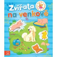 Drobček sa hrá a nalepuje. Zvieratá na vidieku