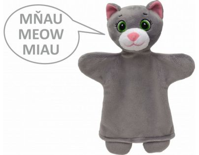 MÚ Brno Mačka 26 cm zvukový maňuška