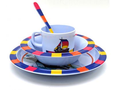 MÚ Brno Krteček Sada nádobí 4 díly Plachetnice