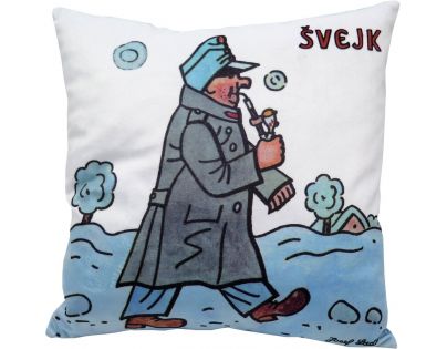 MÚ Brno Vankúš Švejk zima 30 x 30 cm