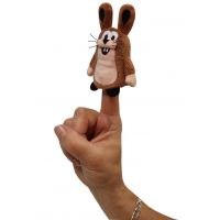 MÚ Brno Zajac 8 cm prstová maňuška