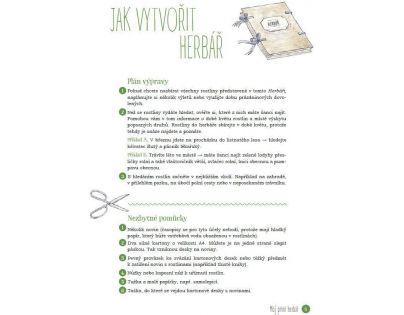 Bookmedia Můj první herbář Maja Graniszewská CZ verzia