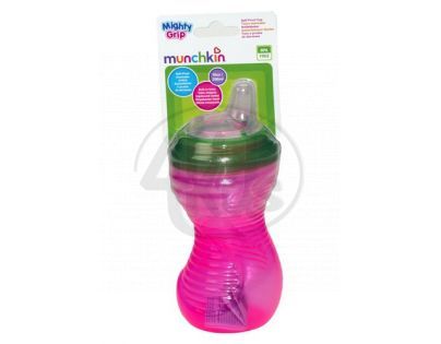 Munchkin Netekoucí hrneček s pítkem 296 ml Růžový