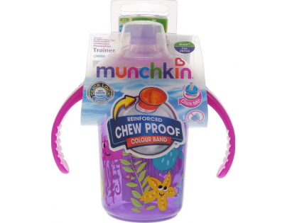 Munchkin Netečúci hrnček Click Lock 237 ml fialový