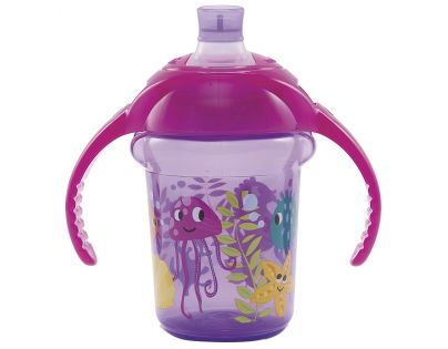 Munchkin Netečúci hrnček Click Lock 237 ml fialový