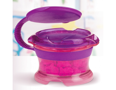 Munchkin desiatové hrnček Click Lock ružovofialový