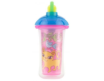 Munchkin Termohrneček s výklopným brčkem Click Lock 266ml - Kočička