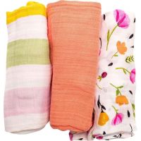 Mušelínová zavinovacia plienka 120x120cm 3ks Cabana Stripe Mušelínová zavinovacia plienka 120x120cm 3ks Cabana Stripe